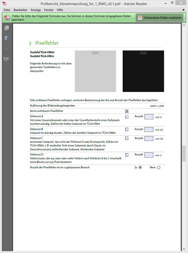 DisplayQ Expert Smart Reports - Pixelfehler